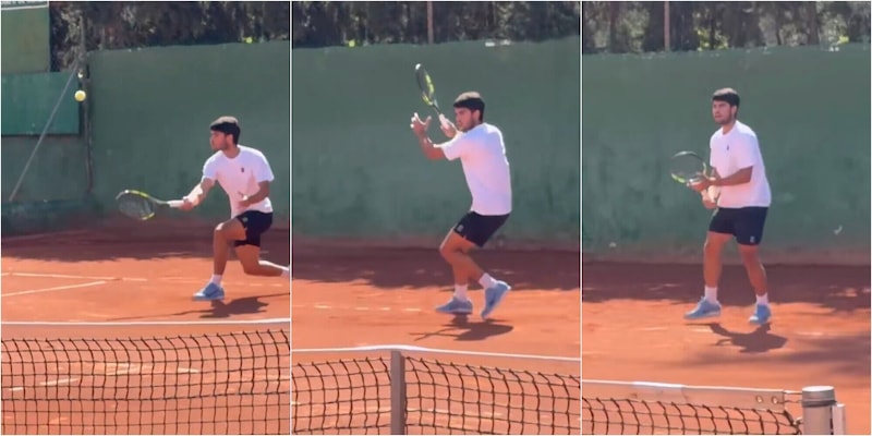 Alcaraz gets an early start to try to stay ahead of Sinner