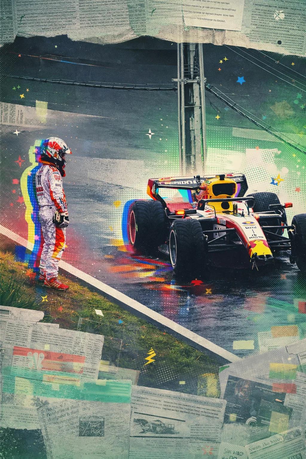 Arvid Lindblad 在铃鹿倍耐力轮胎测试中撞墙