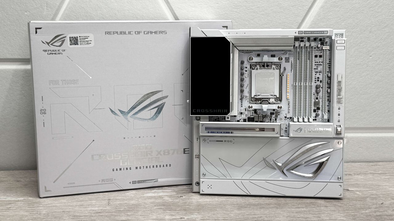 Asus ROG Crosshair X870E Glacial review: outrageous price, outrageous ambition