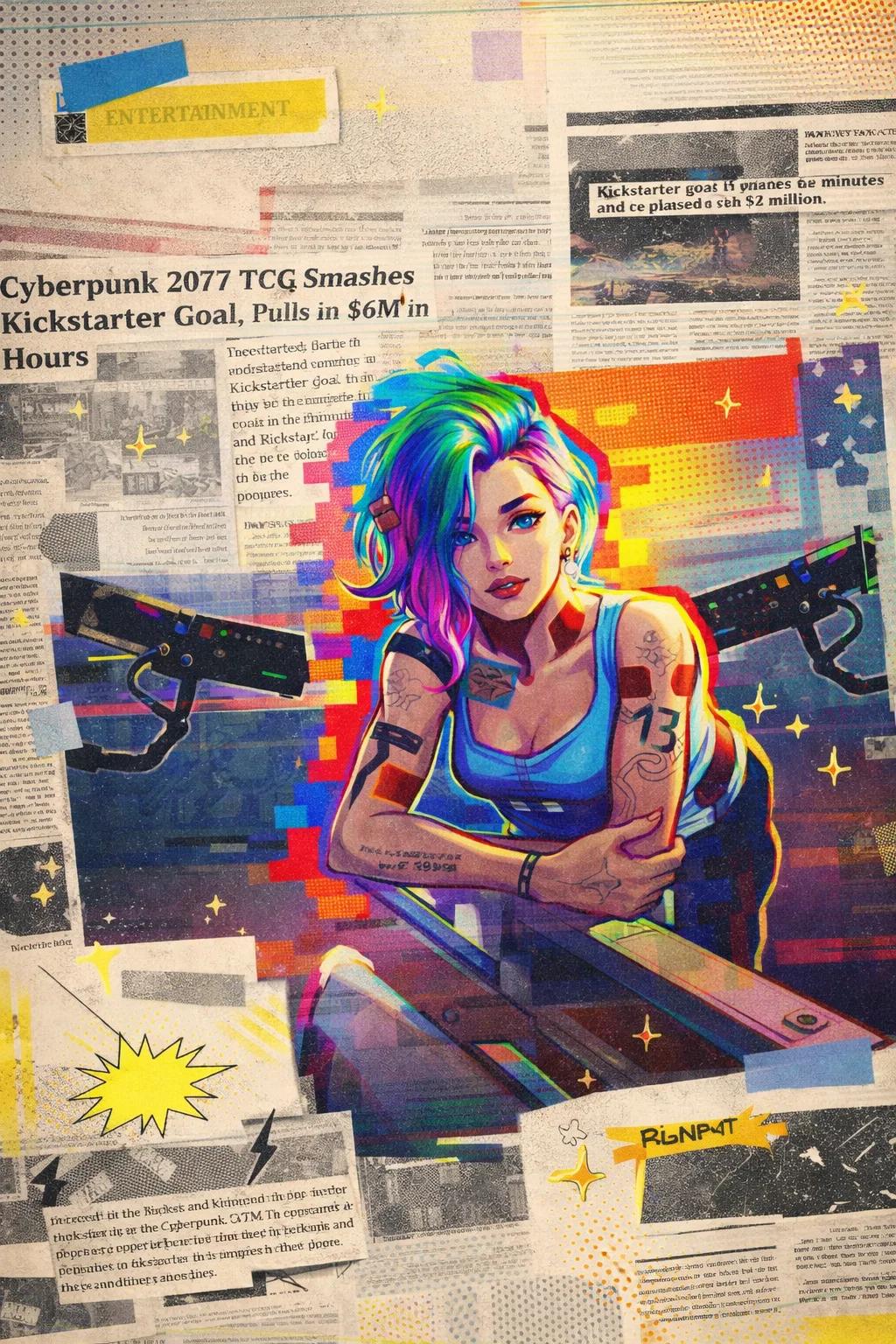 لعبة بطاقات Cyberpunk 2077 تجمع أكثر من 6 ملايين دولار على كيك ستارتر في ساعات