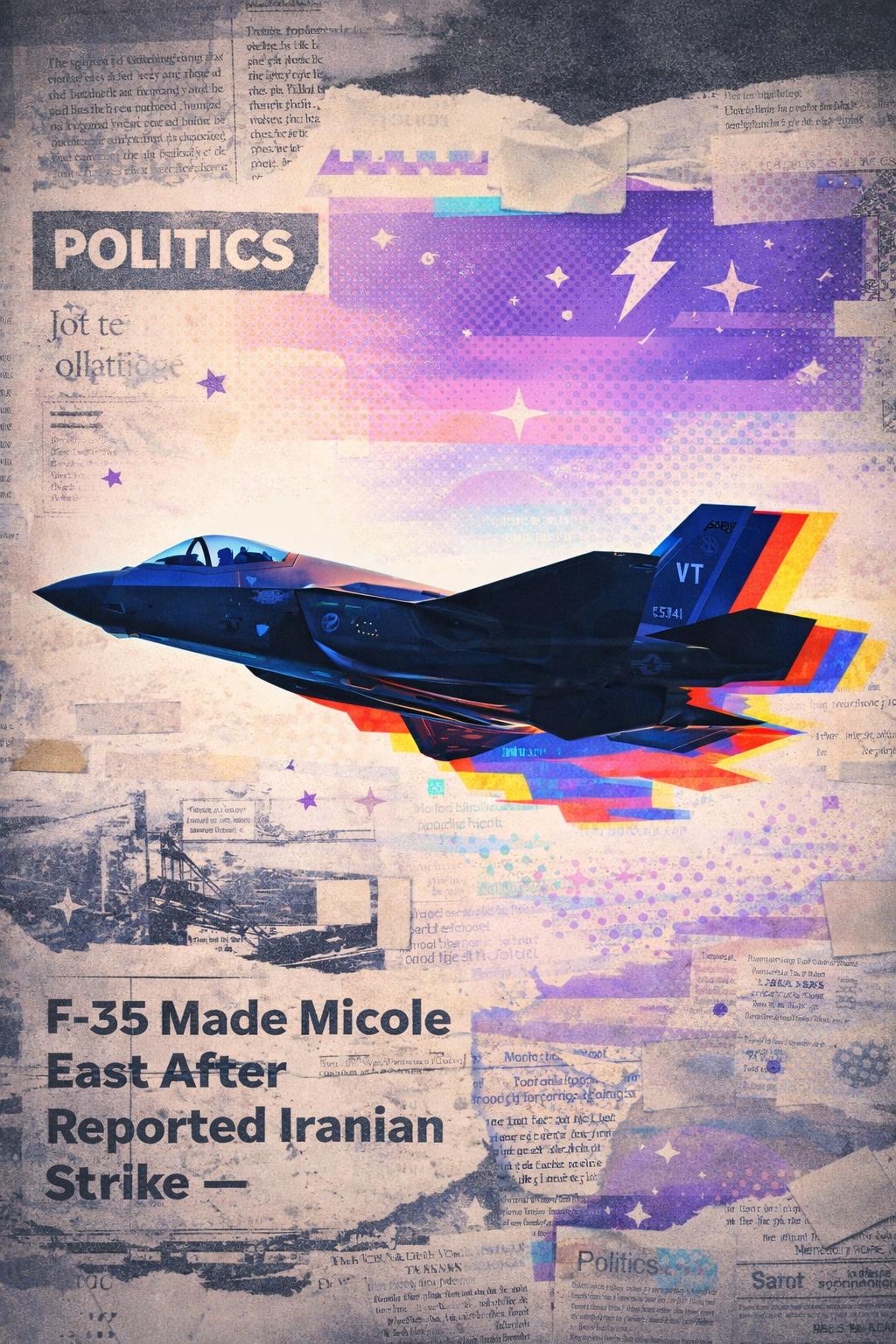 ईरानी गोलीबारी के बाद F-35 ने मध्य पूर्व में आपात लैंडिंग की; युद्ध के बाद पहला अमेरिकी विमान निशाना बना