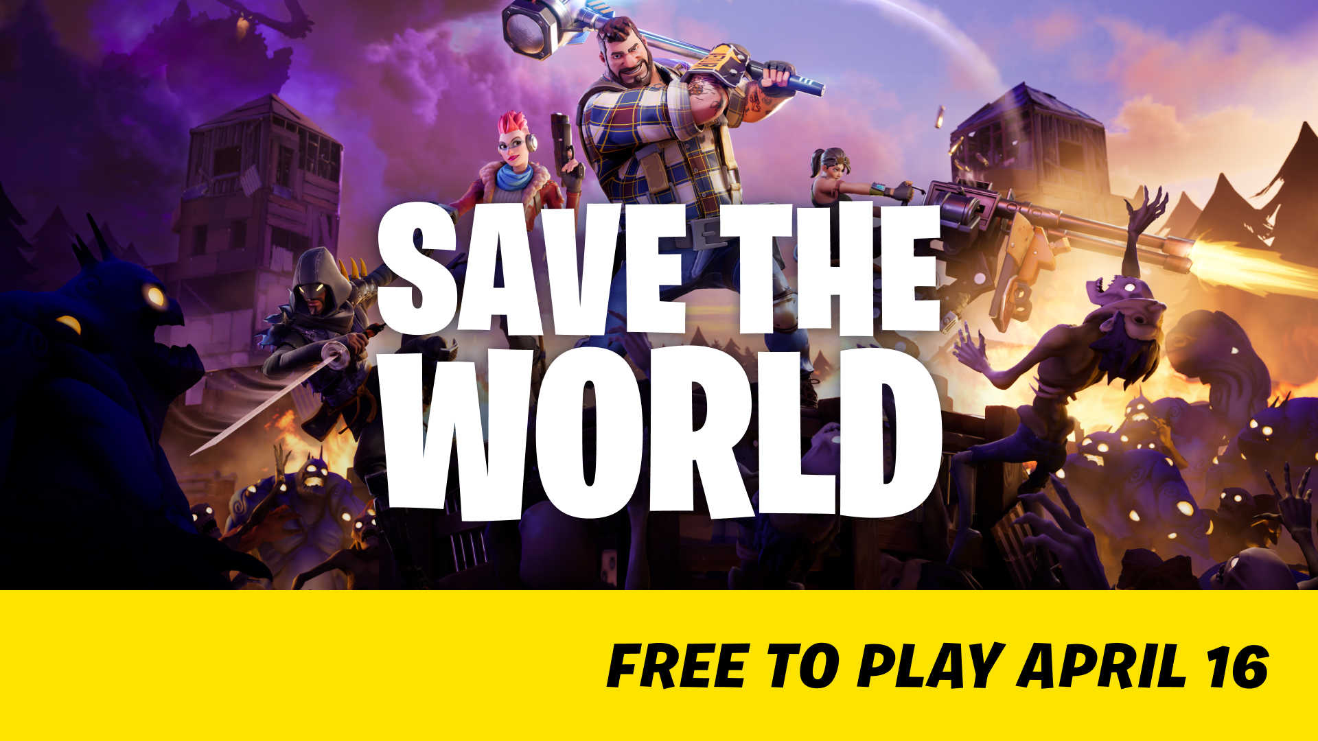 فورتنايت تخلّي Save the World مجانيًا في 16 أبريل — نعم، حتى Switch 2 مدعو