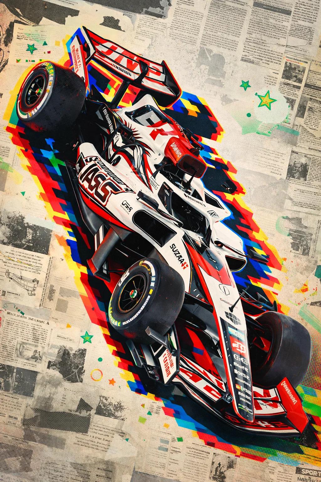 Haas revela un llamativo diseño inspirado en Godzilla para el GP de Japón