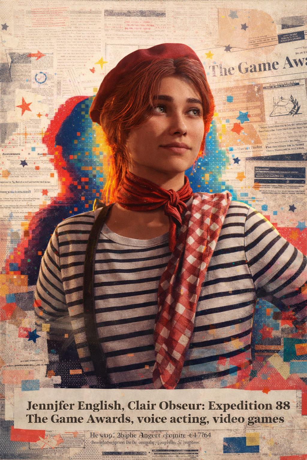 Jennifer English 在床上凌晨2点录完《光与影：33号远征队》试音