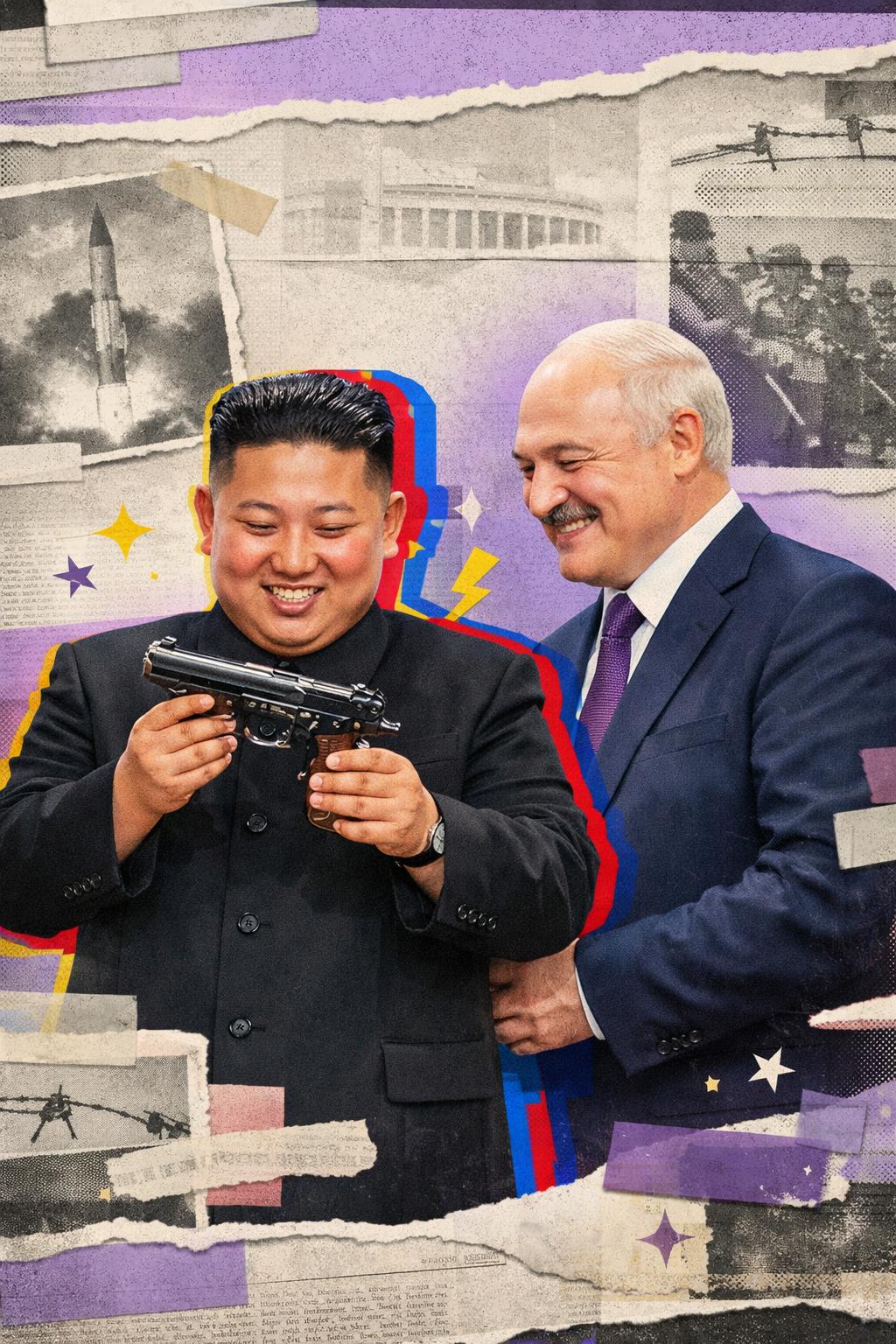 Kim Jong Un reçoit une arme après la signature d'un traité d'amitié avec la Biélorussie