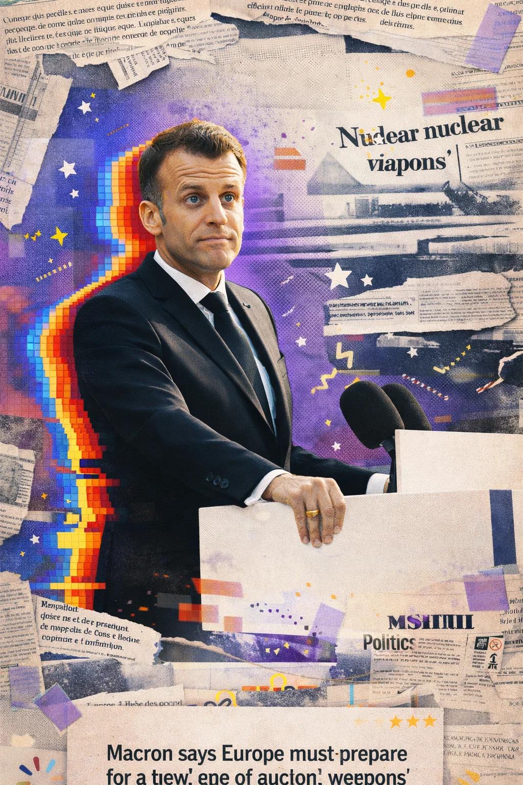 Macron says Europe must prepare for a new 'age of nuclear weapons' as Iran conflict heats up