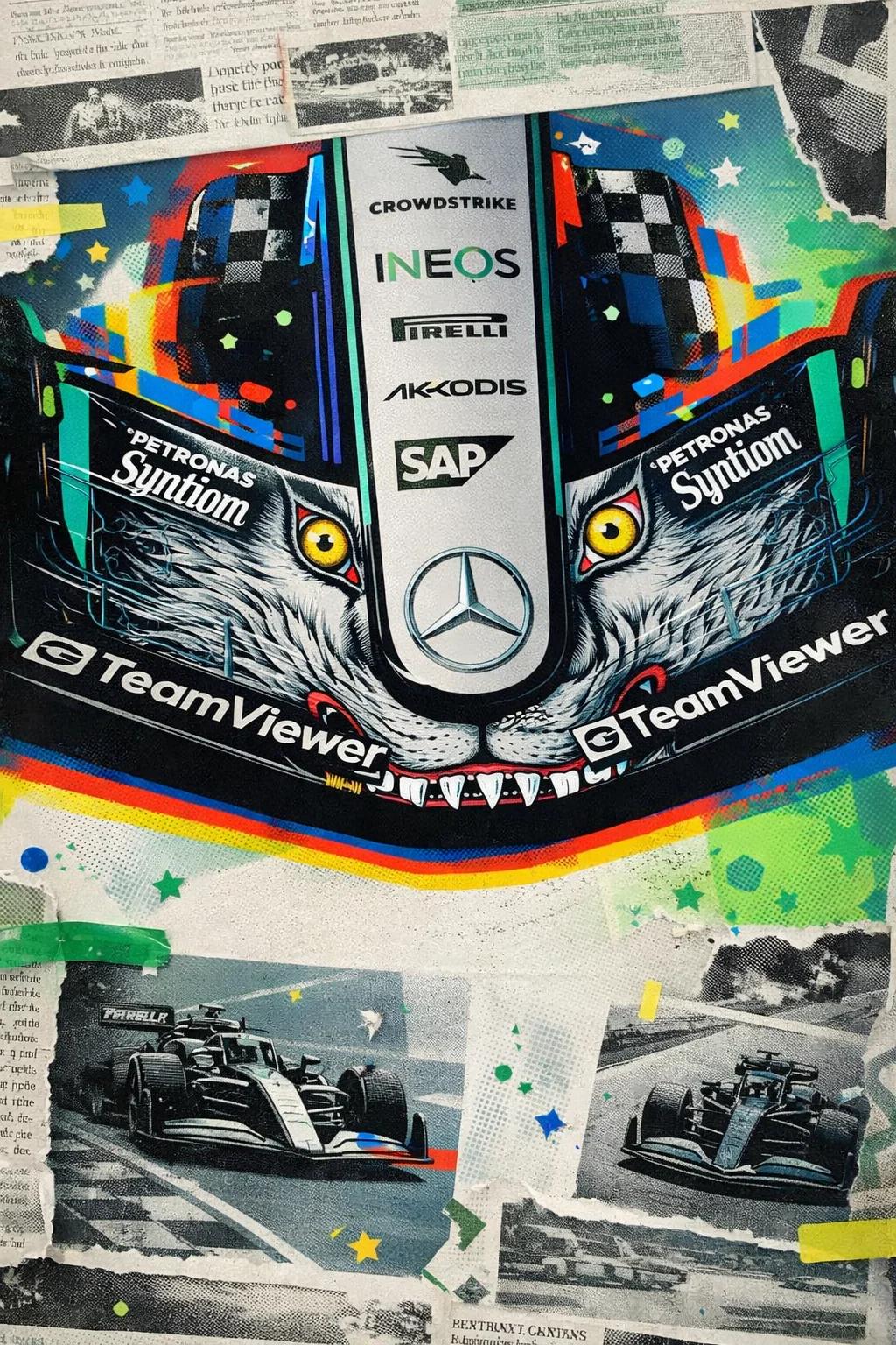 梅赛德斯在日本站推出狼主题前翼