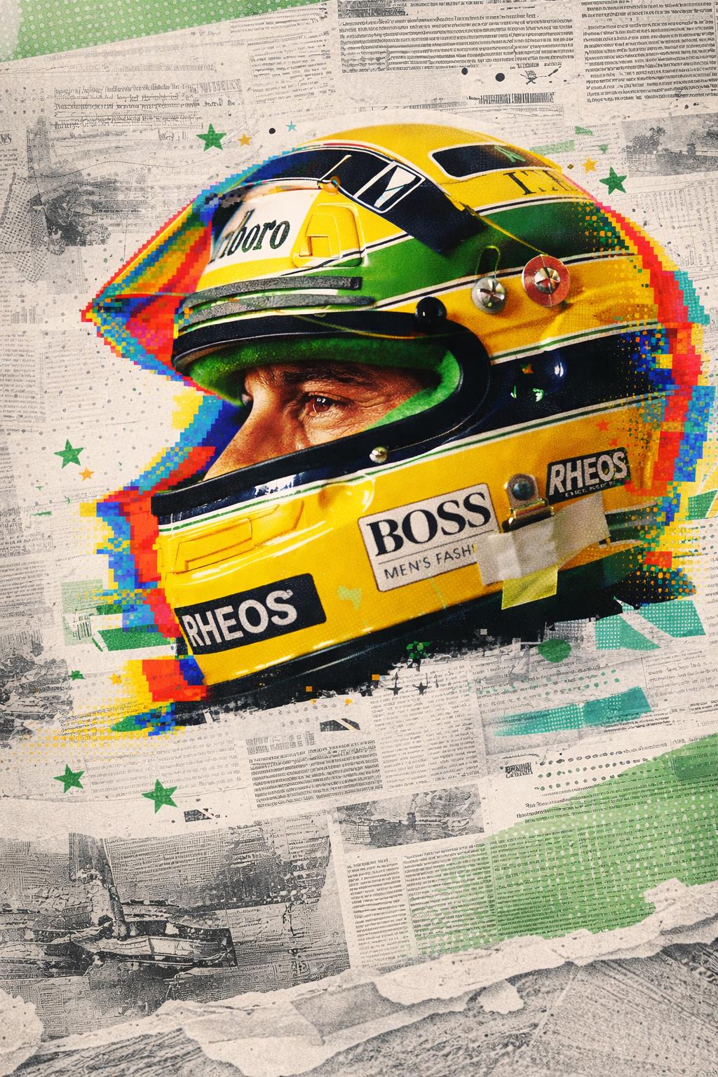 Un casque de Senna de 1994 rejoint la collection de Darren Jack