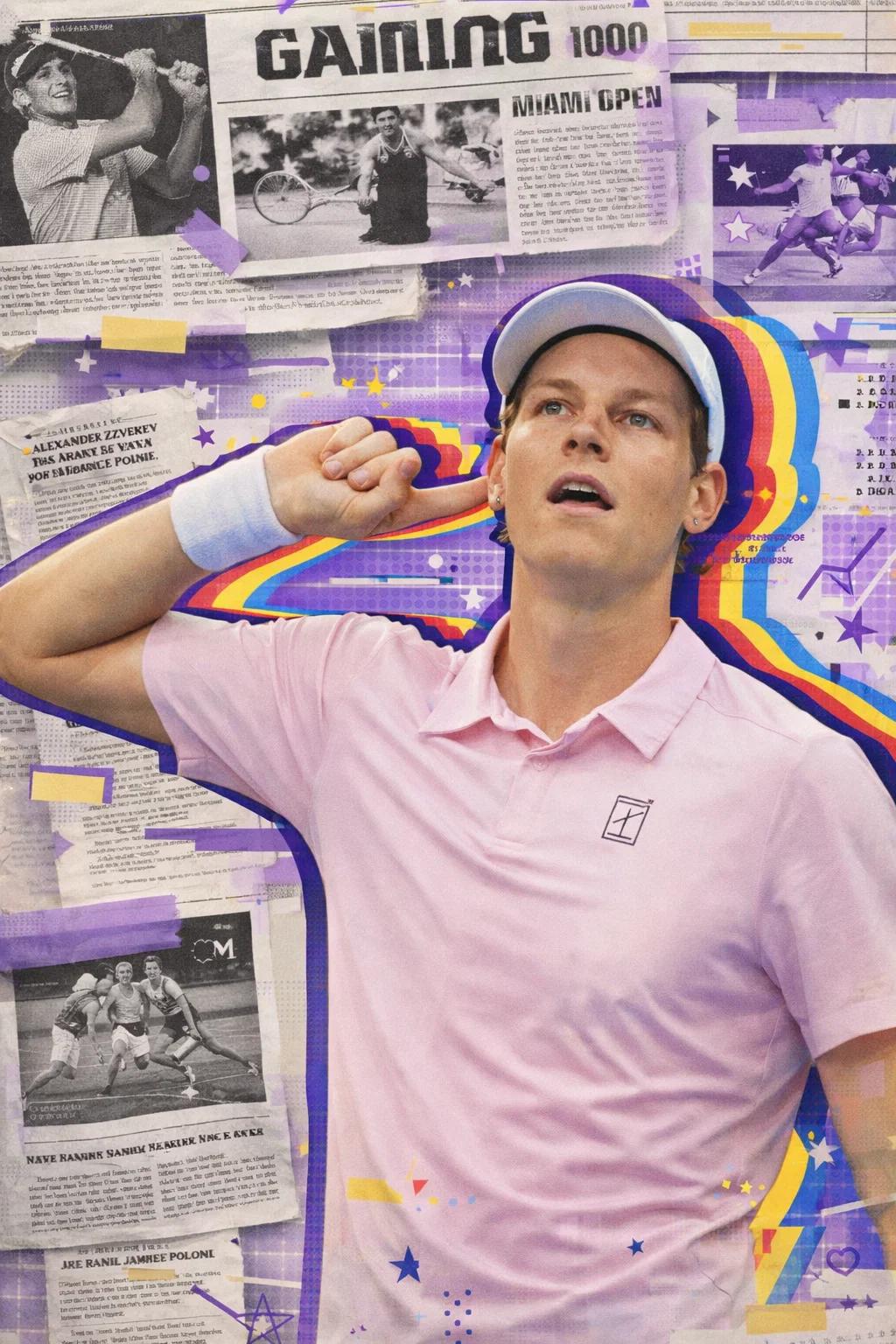 西拿在迈阿密再进决赛，直落两盘击败兹维列夫