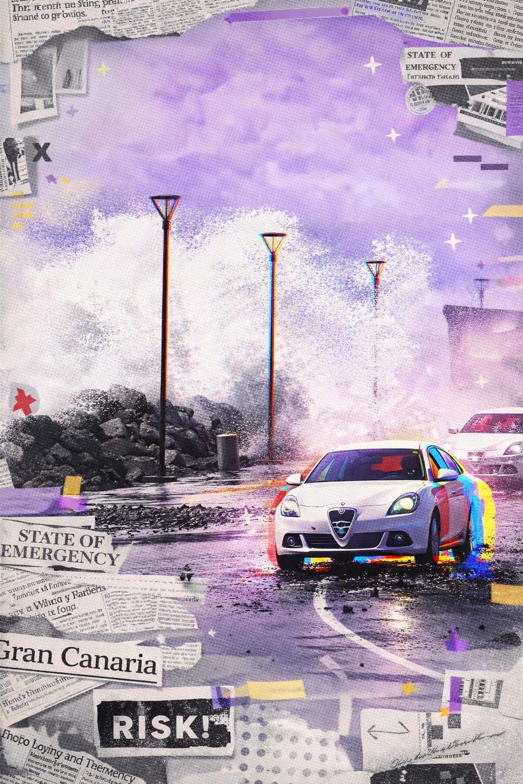 कैनरी द्वीपों में अलार्म: दशक का सबसे भारी तूफान 'थेरेसी' लेकर आया बाढ़, निकासी और उड़ानों का कालातीत गड़बड़