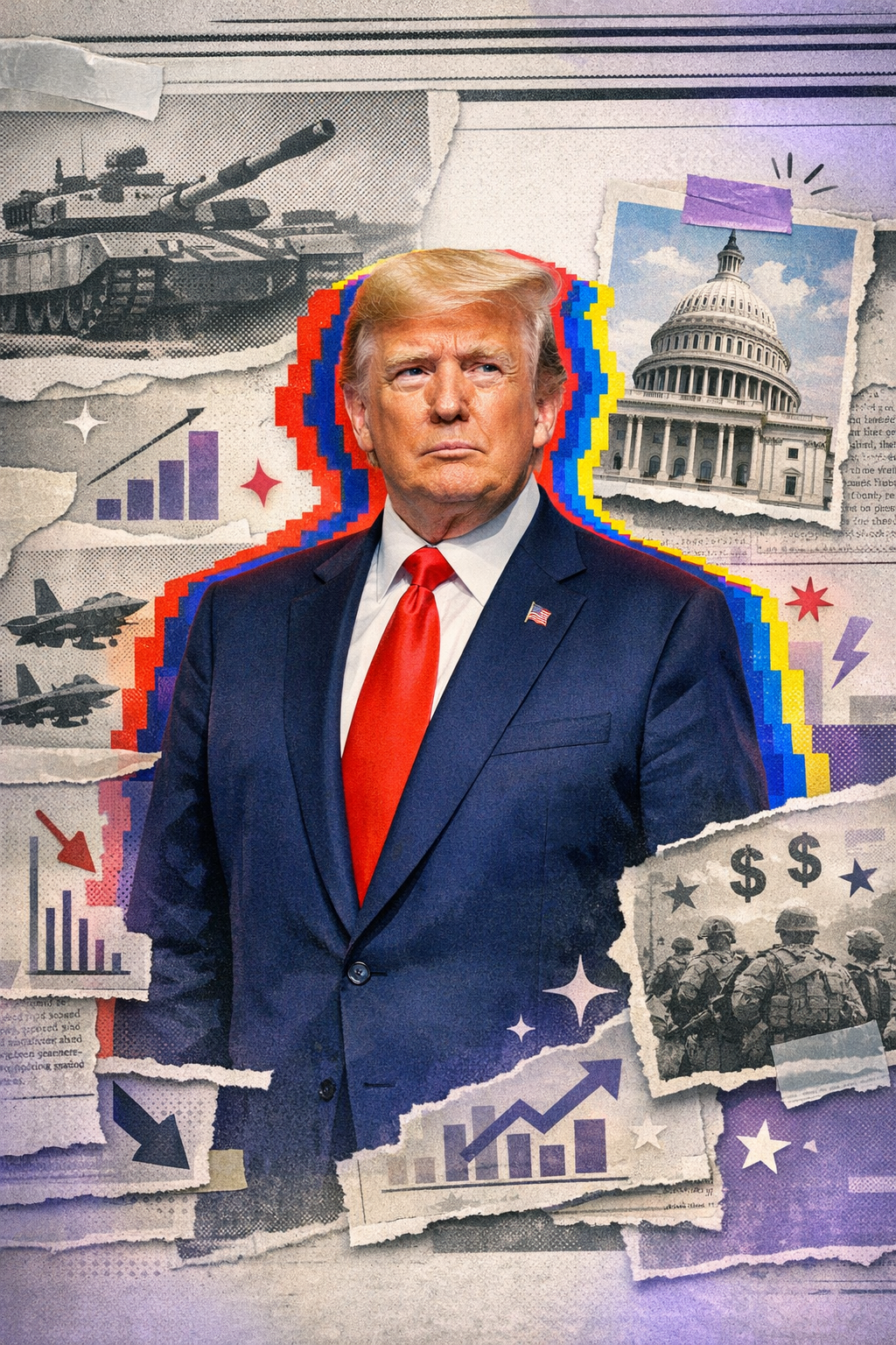 Trump pide al Congreso un presupuesto militar gigantesco y recortes en los programas domésticos