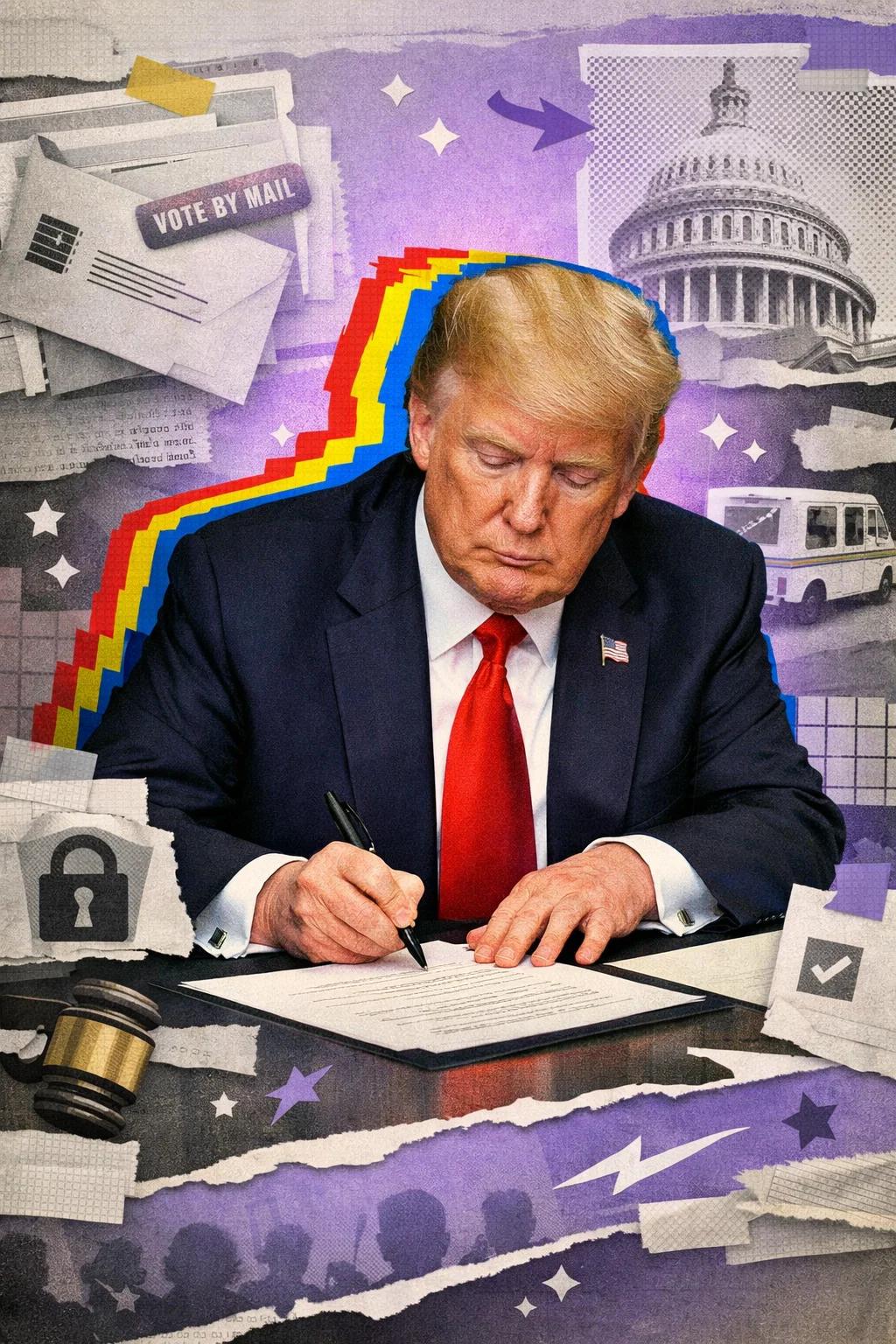 特朗普签署限制邮寄投票的行政令